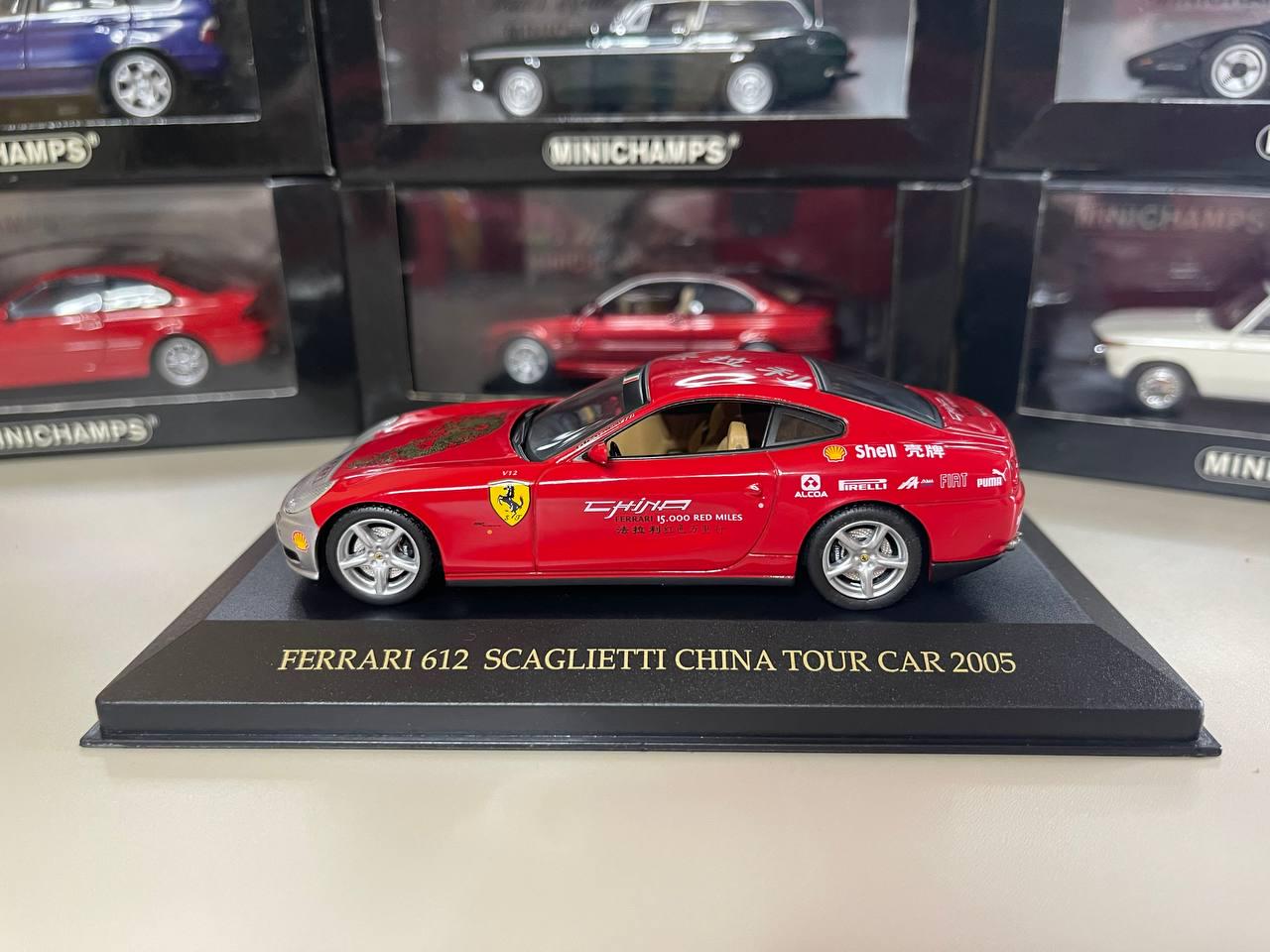 フェラーリ 612 スカリエッティ チャイナ ツアーカー 2005 レッド 1:43