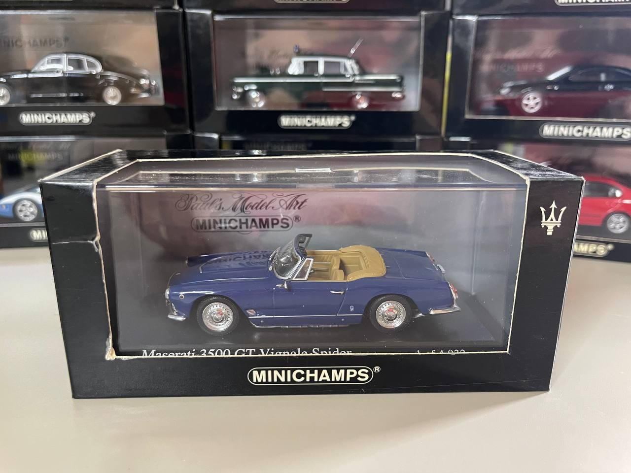 Maserati 3500 GT Vignale 1:43 Minichamps - Etsy UK