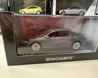 Audi A8 ミニカー 1/43 ブラック ケース付き Audi A8 ミニカー 黒色 - メルカリ