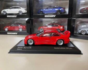 ミニカー MINI GT  M3 Henna Red 43 Bmw M3 E36 GTR 1:43 Minichamps Red - Etsy