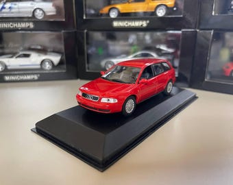 Audi A4 B5 Avant 1:43 Minichamps Red Miniature - Etsy Israel