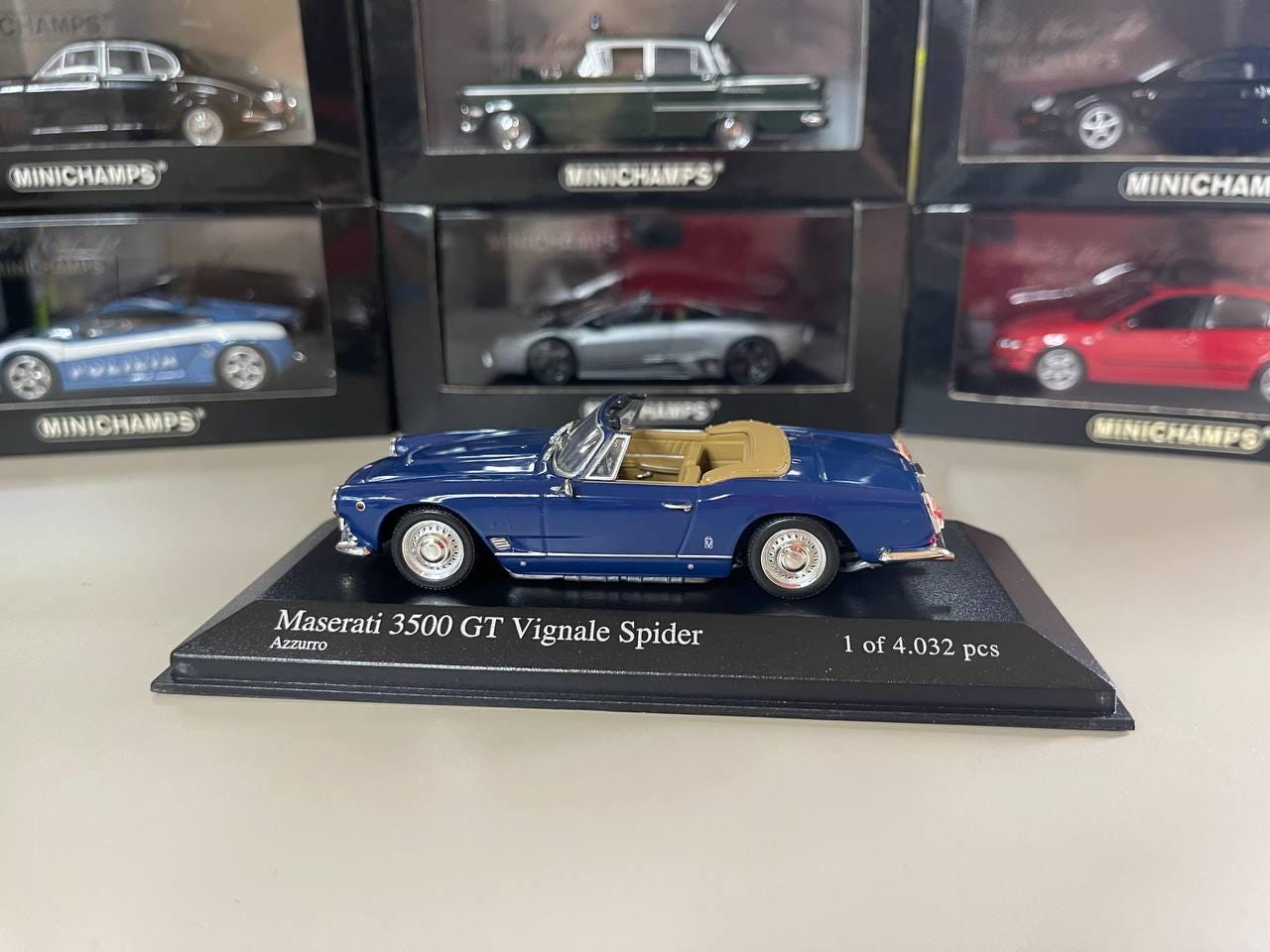 Maserati 3500 GT Vignale 1:43 Minichamps - Etsy