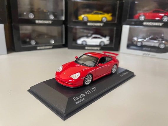 Porsche 911 Gt3 1:43 Minichamps Red - Etsy