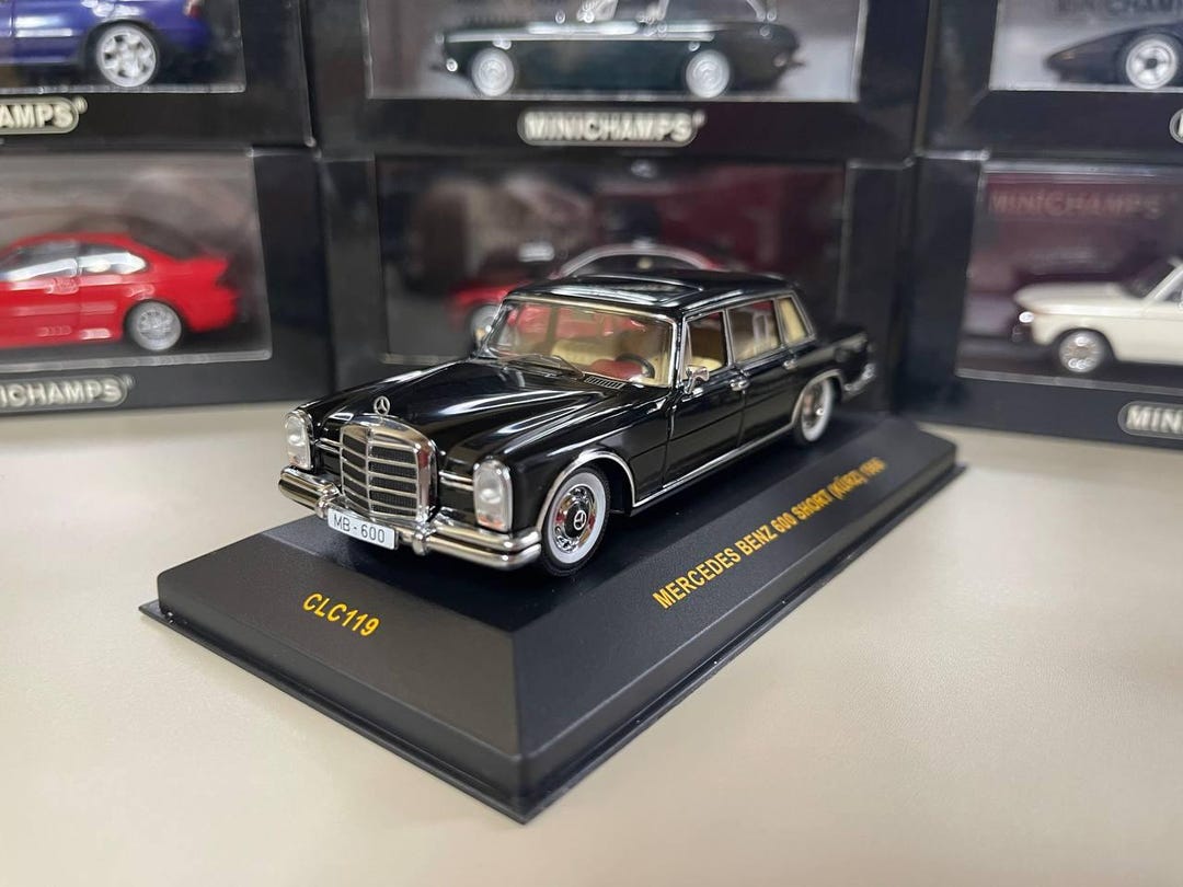 【送料無料（一部地域を除く）】 Short 600 Benz Mercedes (KURZ) Etsy - Black Ixo 1:43 1966 ミニカー