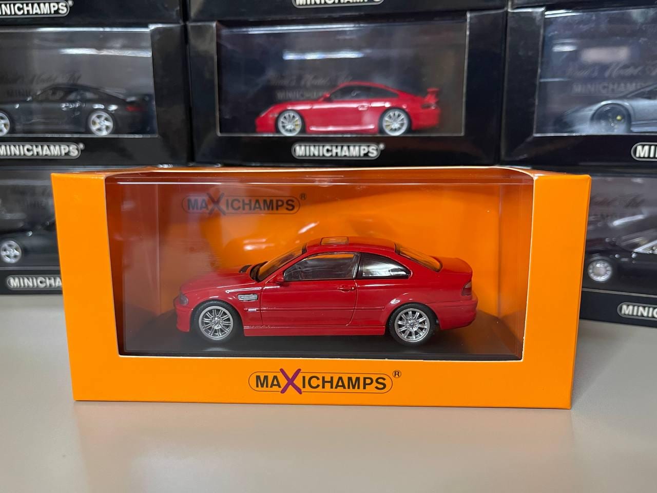 Bmw M3 E46 Coupe 1:43 Minichamps Red - Etsy