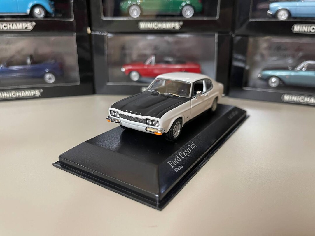 Ford Capri Rs 2600 1:43 Minichamps White - Etsy