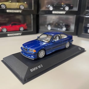 MINICHAMPS  M3 Coupé 1/43 パープル Bmw M3 E36 Coupe 1:43 Minichamps Blue - Etsy UK