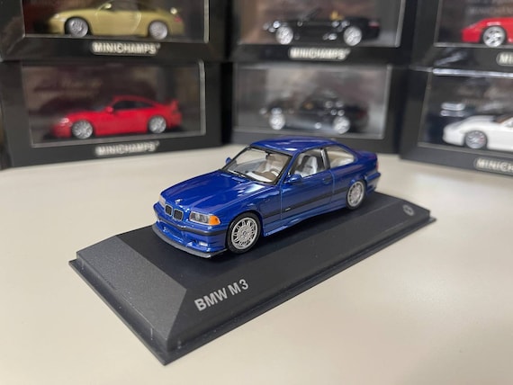 Bmw M3 E36 Coupe 1:43 Minichamps Blue - Etsy UK