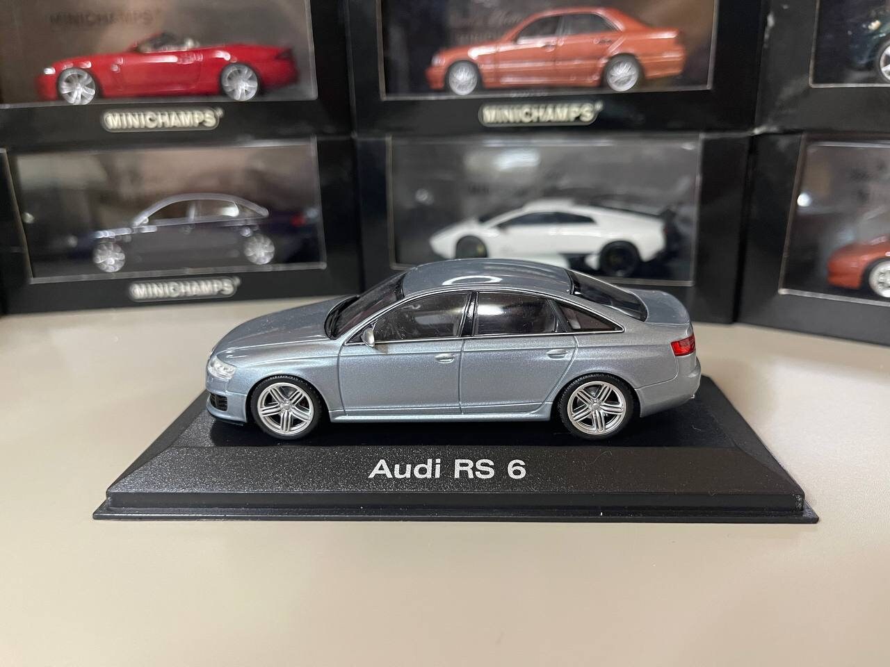 Audi Rs6 C6 1:43 Minichamps Silver - Etsy