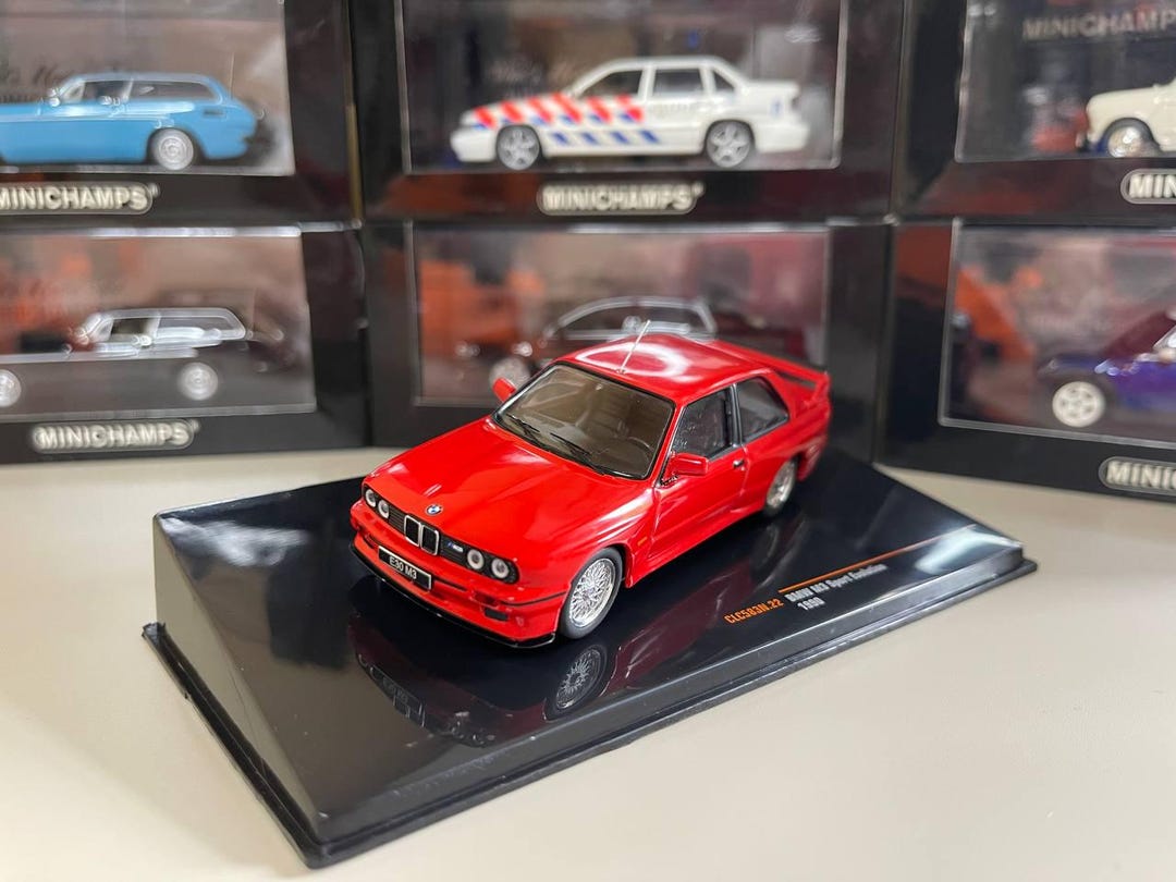 Bmw M3 E30 Sport Evolution 1:43 Ixo Red - Etsy