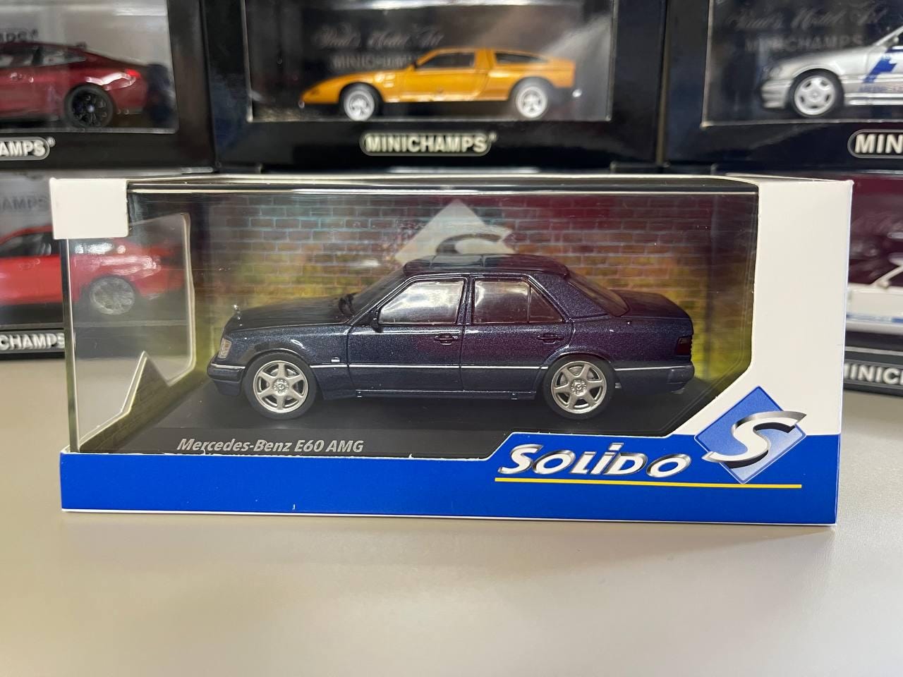 Mercedes Benz E60 AMG E500 W124 1:43 Miniature Solido Blue - Etsy
