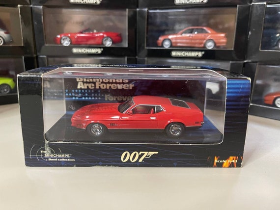 MINICHAMPS 007 フォード・マスタング・マッハ1 1/43 Ford Mustang 1:43 Minichamps Red - James Bond - Diamonds Are