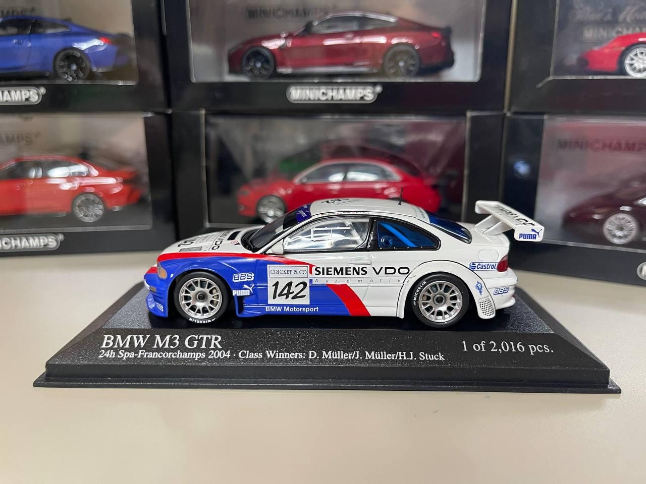 Bmw M3 E46 GTR 1:43 Minichamps - Etsy