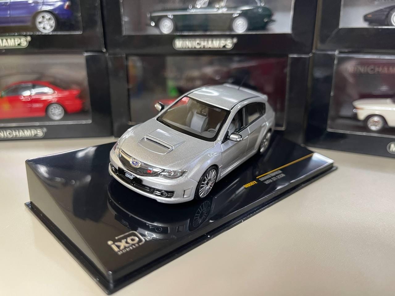 Subaru Impreza WRX STI 1:43 Ixo Silver - Etsy