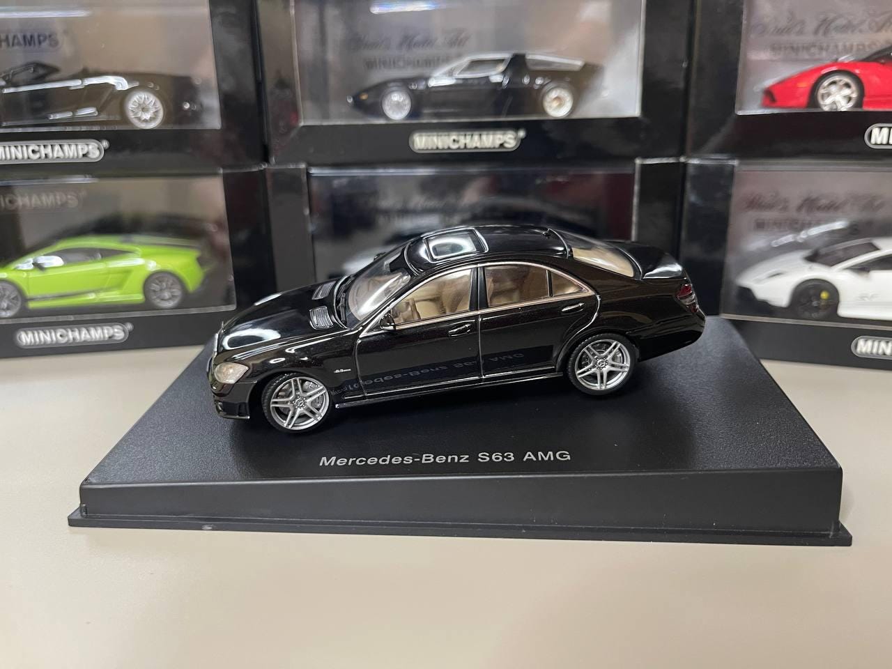 Mercedes Benz S63 AMG W221 1:43 Autoart Black - Etsy