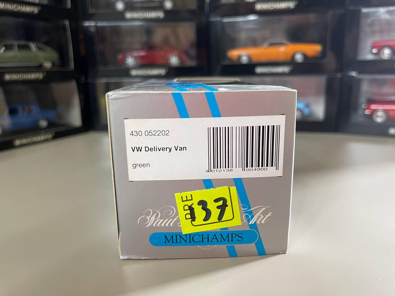 Volkswagen Delivery Van 1:43 Minichamps Green - Etsy