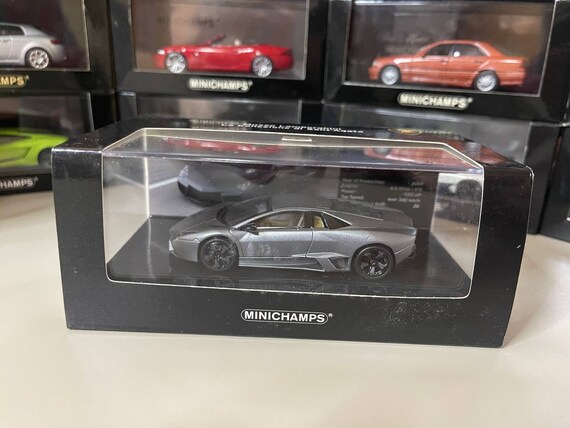 ミニカー 1/43 2008 Lamborghini Reventon Handmade Lamborghini Reventon 1:43 Minichamps Gray - Etsy