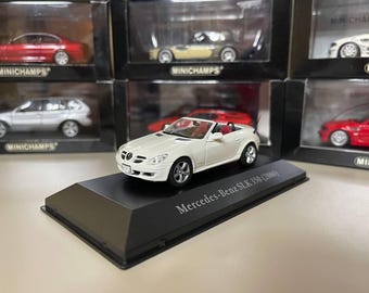 Mercedes Benz SLK 1:43 Cabrio Blanco Miniatura