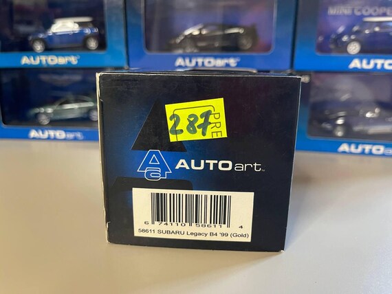 オートアート 1⁄43 レガシィB4 ´99 ゴールド ダイキャスト製 完成品