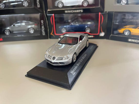 Mercedes Benz Slr Mclaren 1:43 Minichamps Silver - Etsy