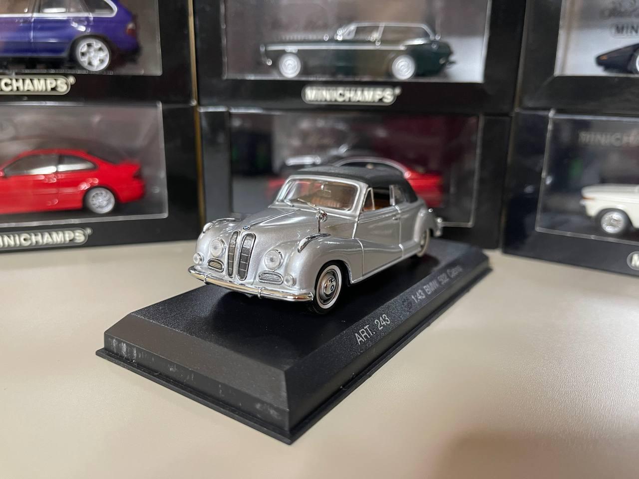 BMW 502 カブリオ ソフトトップ 1:43 詳細車 シルバー - Etsy 日本