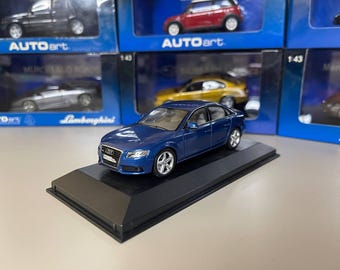 Audi A4 B8 1:43 Minichamps Miniatura Azul