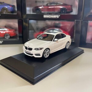 Bmw 2 Series Coupe 1:43 Minichamps White - Etsy