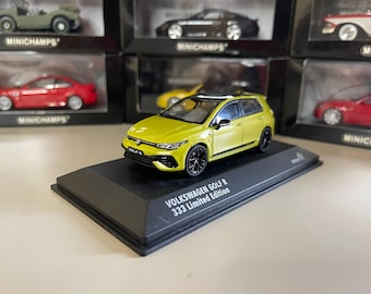 Volkswagen Golf 8 R 333 Solido 1:43 Miniatura Amarillo Lima