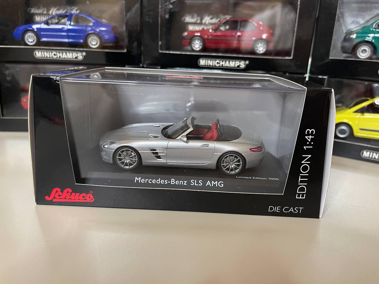 Mercedes Benz SLS Amg 1:43 Schuco Silver - Etsy UK