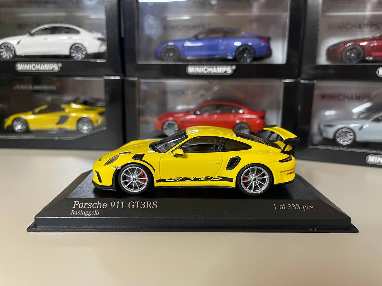 ミニカー MINICHAMPS Porsche 911 (991) GT3 RS 1/43 Porsche 911 GT3 RS 1:43 Minichamps Yellow - Etsy