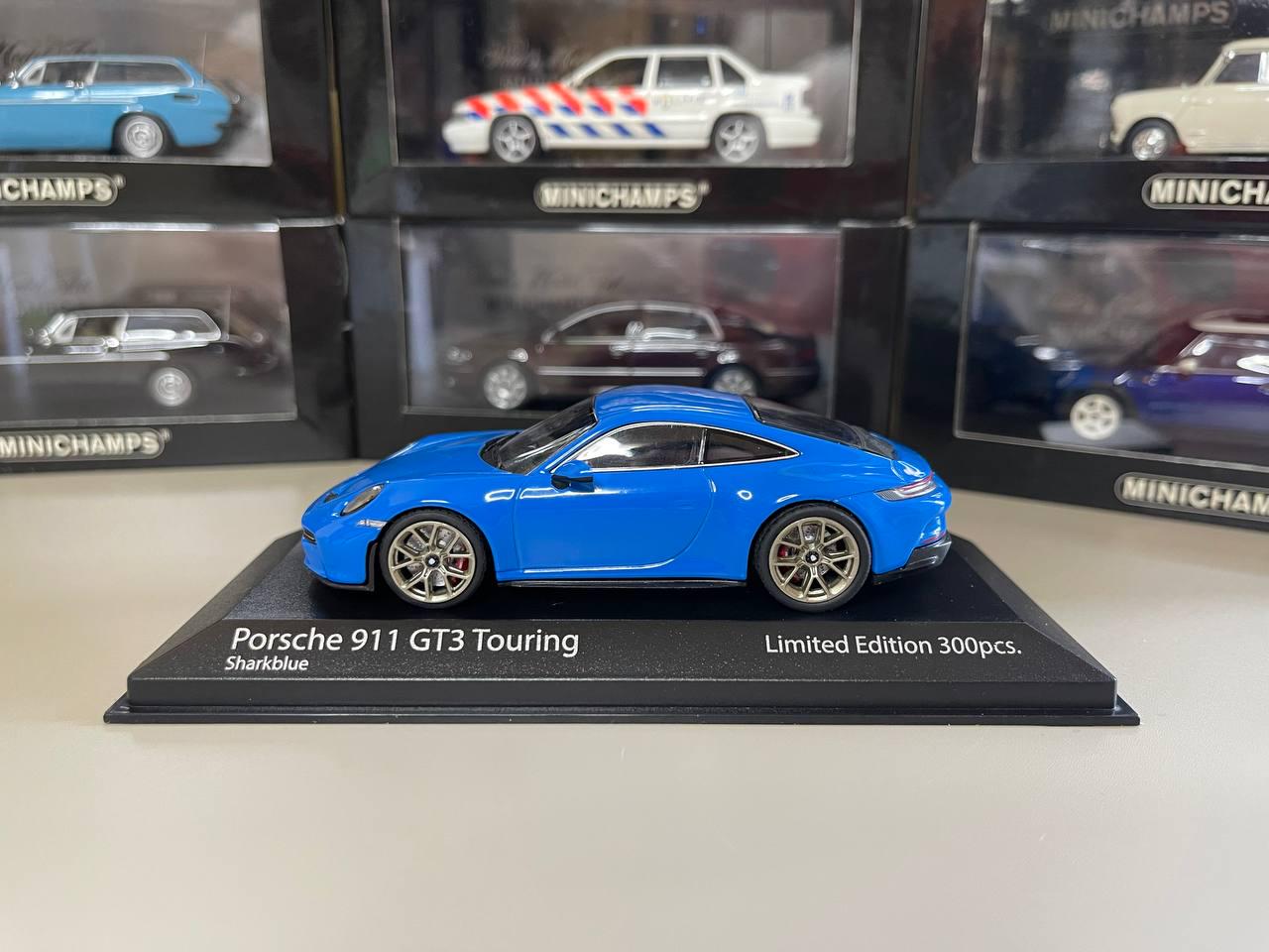 ポルシェ 911 GT3 ツーリング 1:43 ミニチャンプス ブルー - Etsy 日本