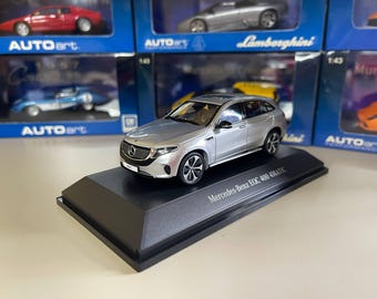 Mercedes Benz EQC 400 1:43 Miniatura Plata Brillante