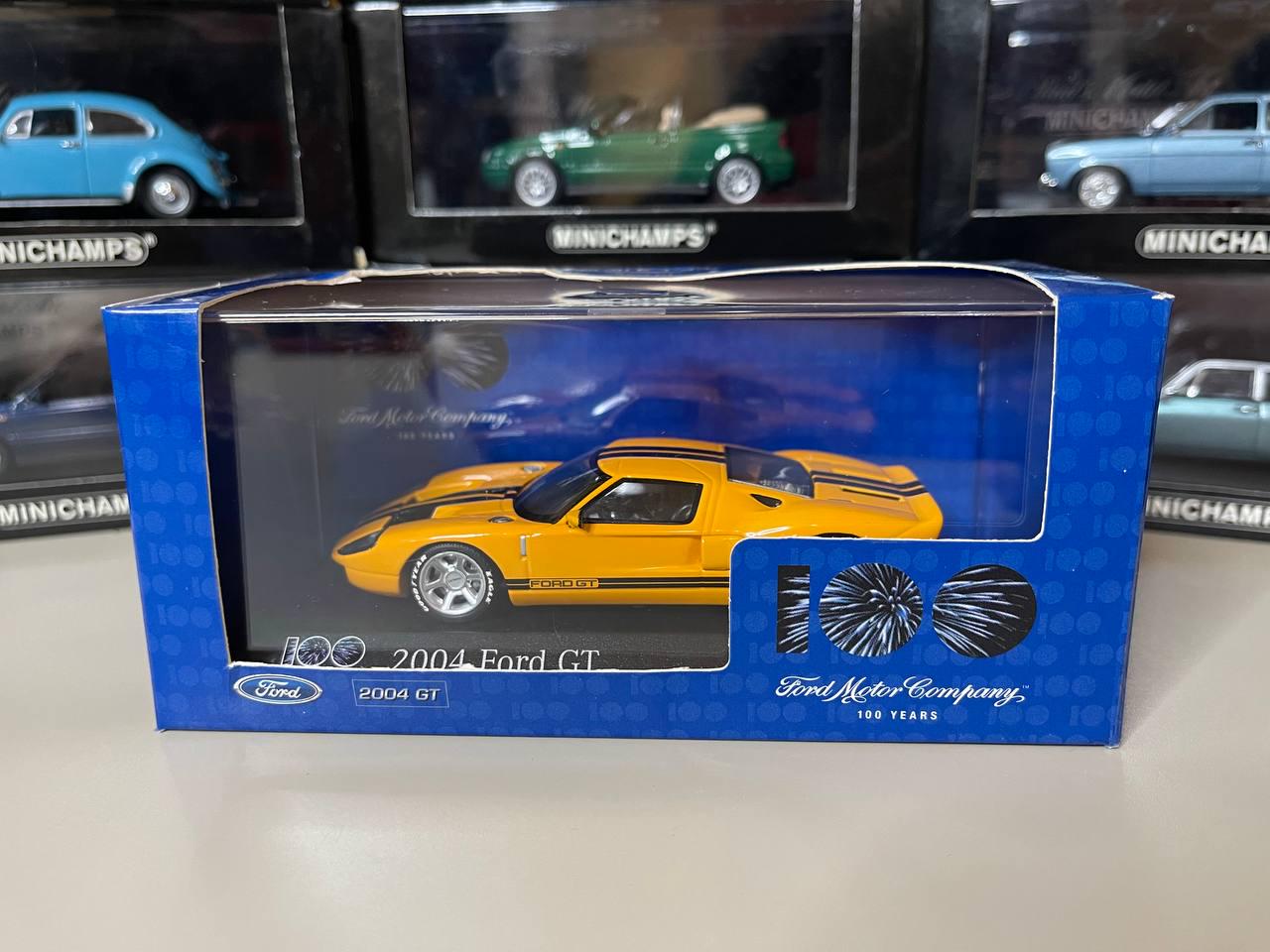 Ford Gt 1:43 Minichamps Yellow - Etsy
