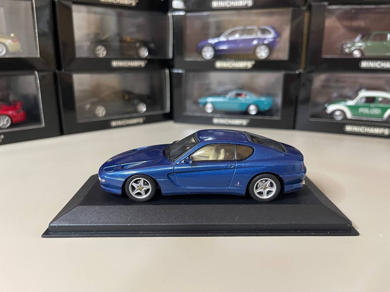 Ferrari 456 Gt 1:43 Minichamps Blue - Etsy