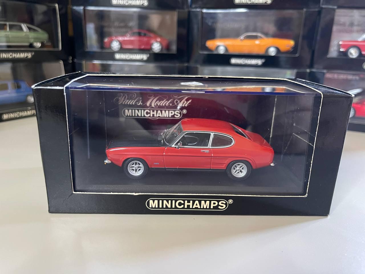 Ford Capri 2600 RS 1:43 Minichamps Red - Etsy
