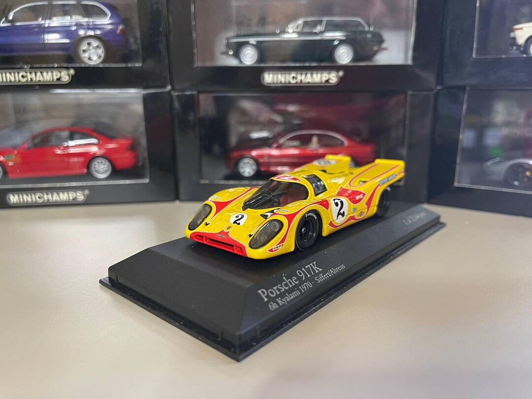 ミニカー MINICHAMPS Porsche 917K 1/43 Porsche 917 K 1:43 Minichamps Yellow - Etsy