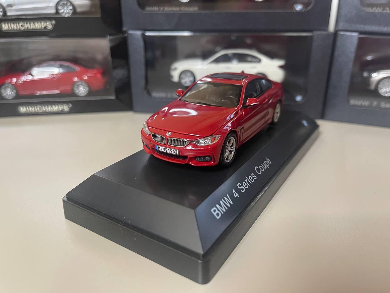 Bmw 4 Series Coupe 1:43 I-scale Red - Etsy