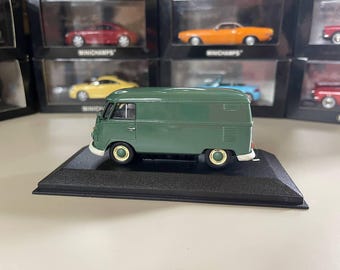 Volkswagen Delivery Van 1:43 Minichamps Green - Etsy