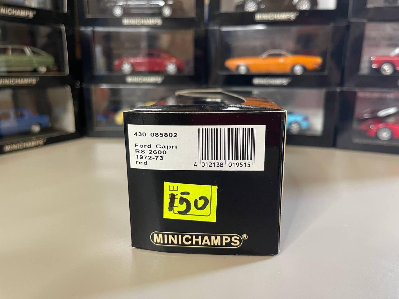 Ford Capri 2600 RS 1:43 Minichamps Red - Etsy