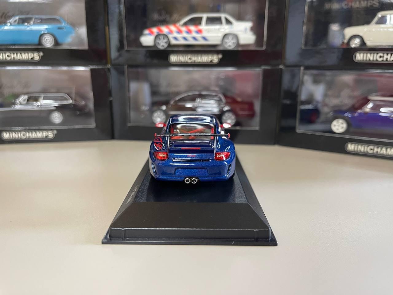 ミニチャンプス ポルシェ 911 GT3 RS 997 1/43 Porsche 911 GT3 RS 3.8 (997) 2 1:43 Minichamps Blue - Etsy
