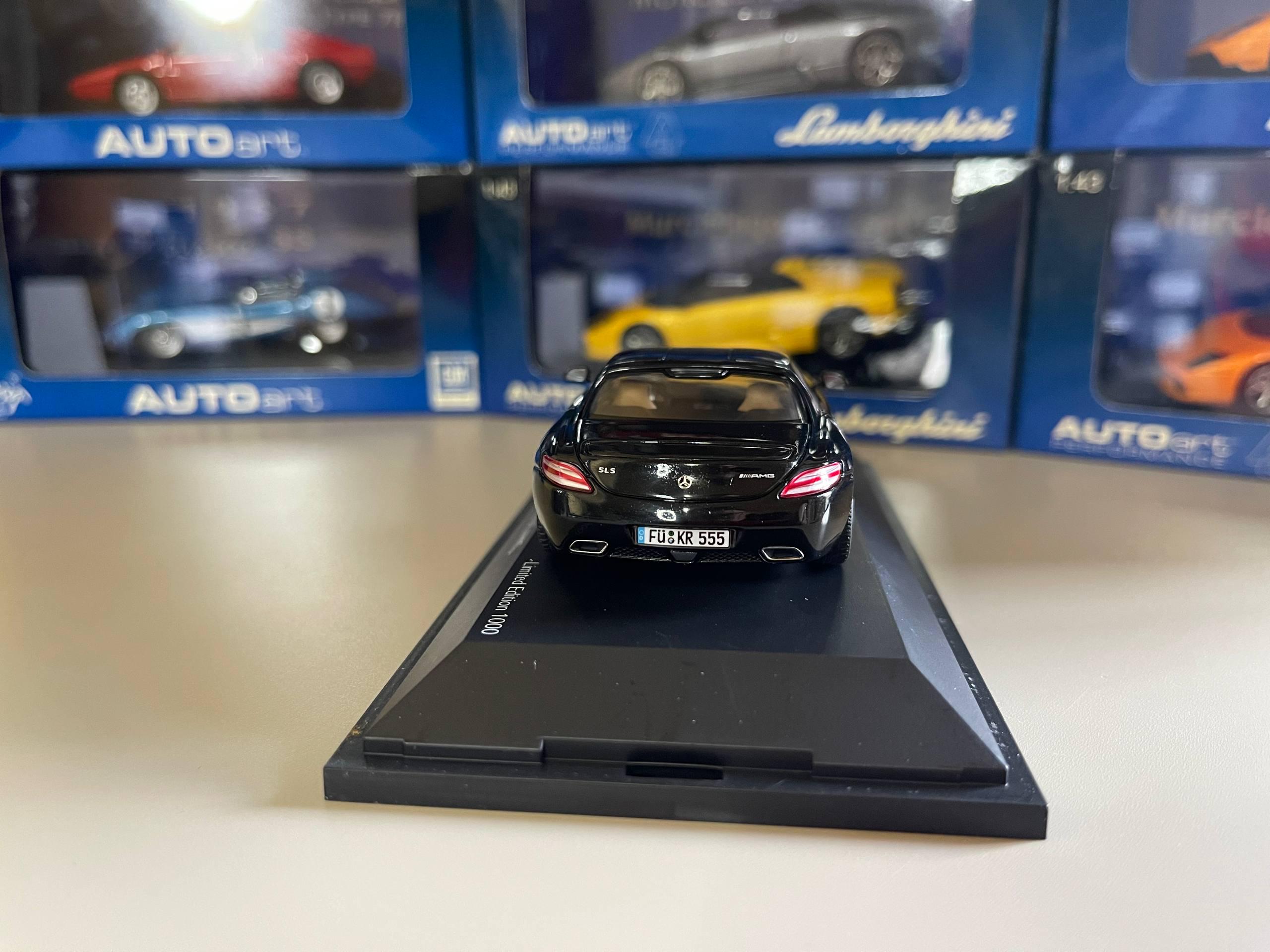 Mercedes Benz SLS Amg 1:43 Schuco Black Miniature - Etsy