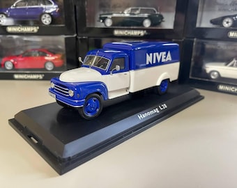 シュコー　ハノマグ L28 NIVEA 1/43 Hanomag L 28 Koffer-lkw 