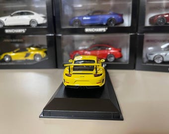 Porsche 911 GT3 RS 1:43 Minichamps Yellow - Etsy
