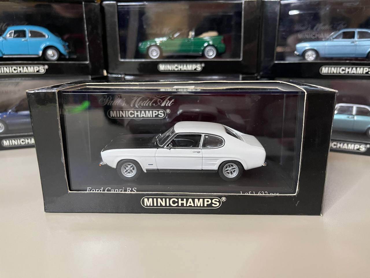 Ford Capri Rs 2600 1:43 Minichamps White - Etsy
