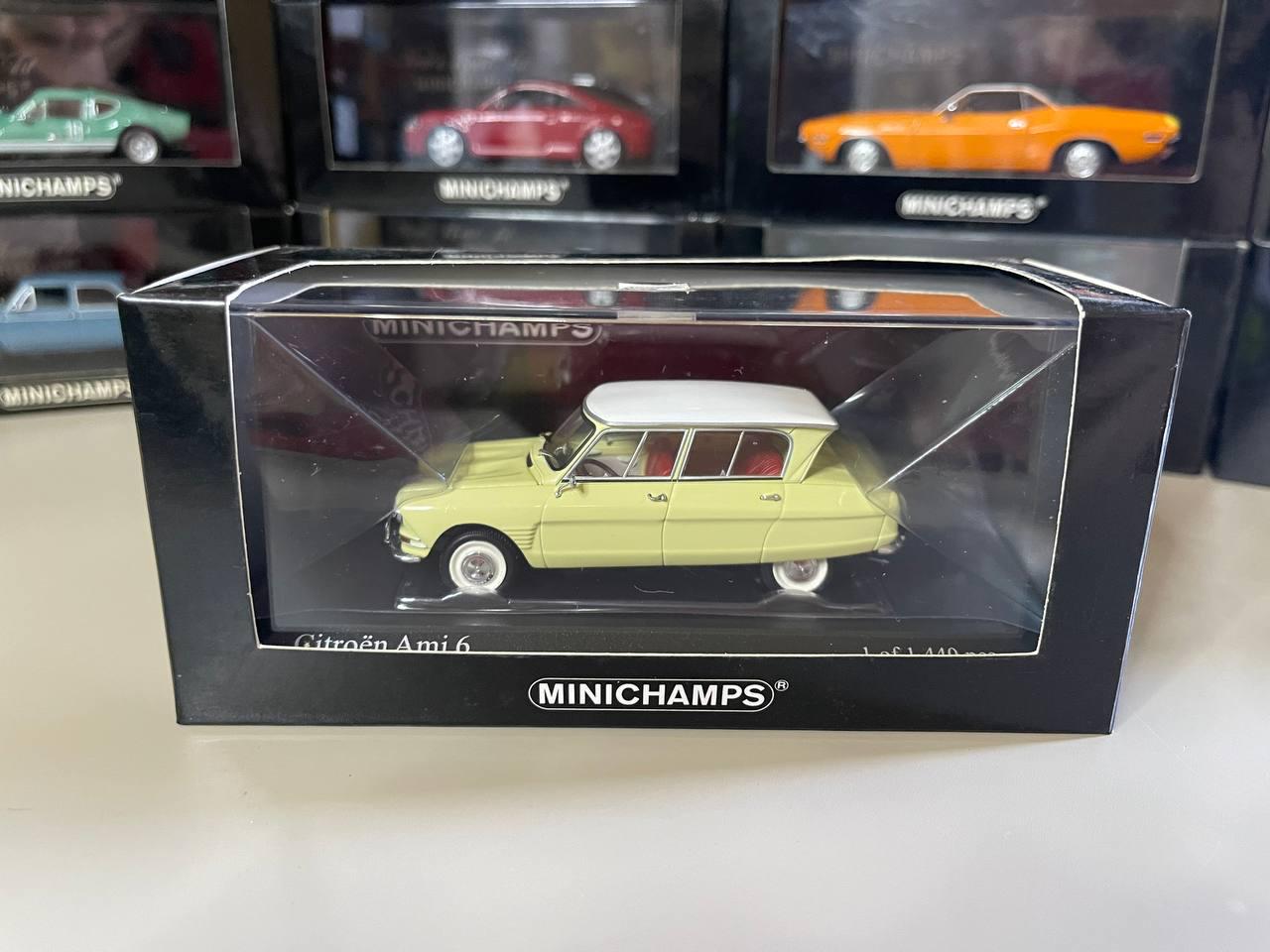 シトロエン アミ6 1/43 ミニチャンプス ミニカー Citroen Ami 6 1:43 Minichamps Yellow - Etsy