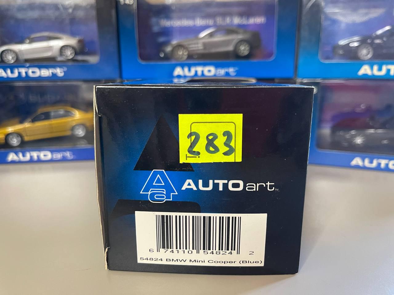 Mini Cooper 1:43 Autoart Blue - Etsy Canada
