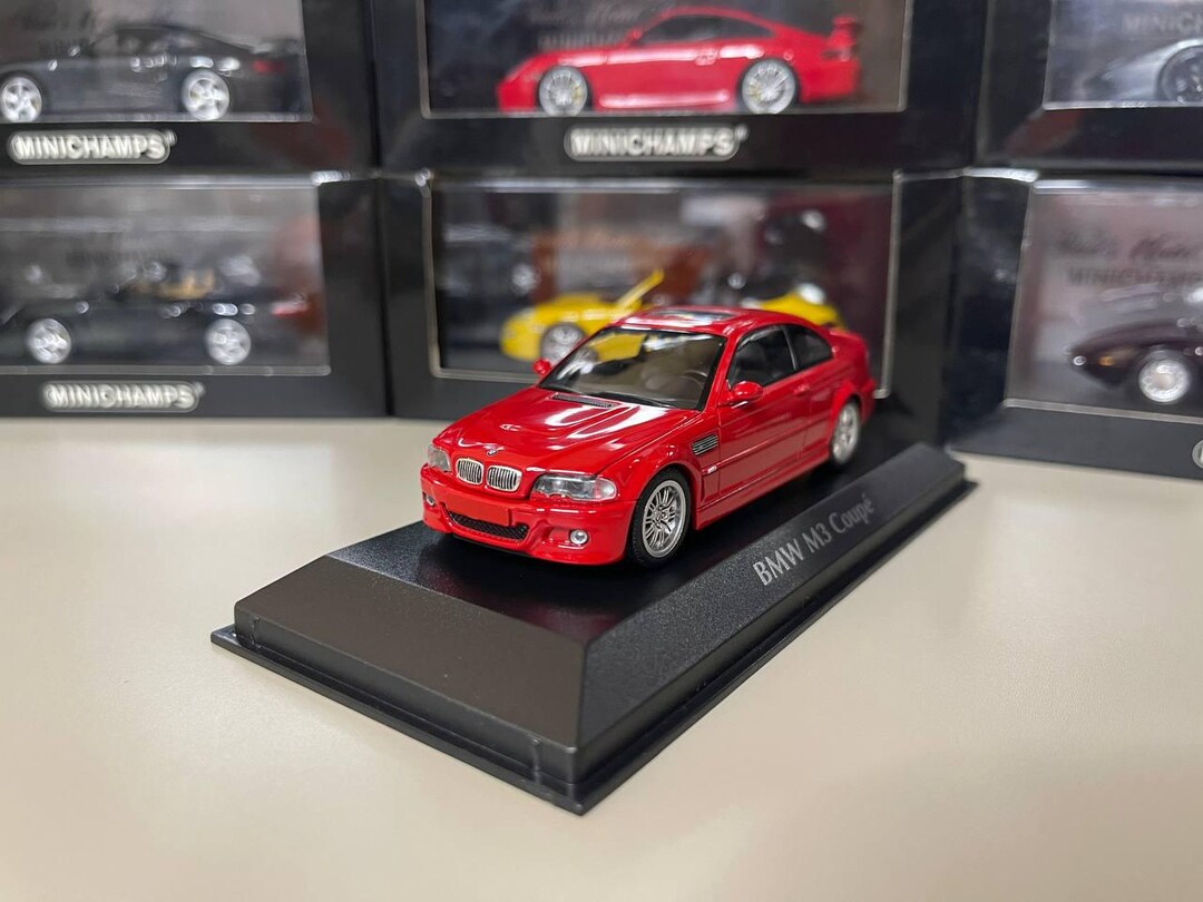 ミニチャンプス製　1/43 E46 M3 イモラレッド Bmw M3 E46 Coupe 1:43 Minichamps Red - Etsy