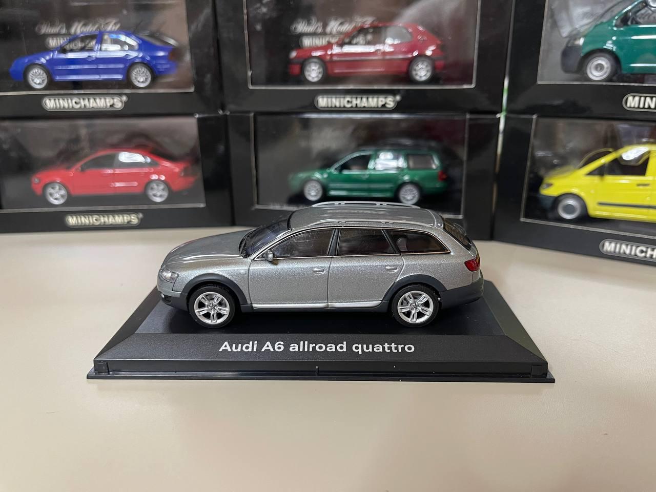 Audi A6 Allroad Quattro Gray 1:43 Autoart - Etsy