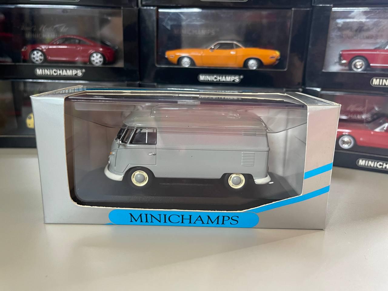 Volkswagen Delivery Van 1:43 Minichamps Gray - Etsy