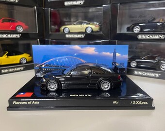Bmw M3 E46 Gtr Street Version 1:43 Minichamps Black - Etsy